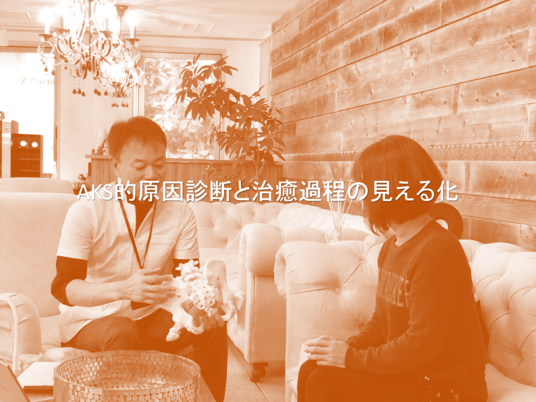 痛みの原因診断と治癒過程を説明している風景画像