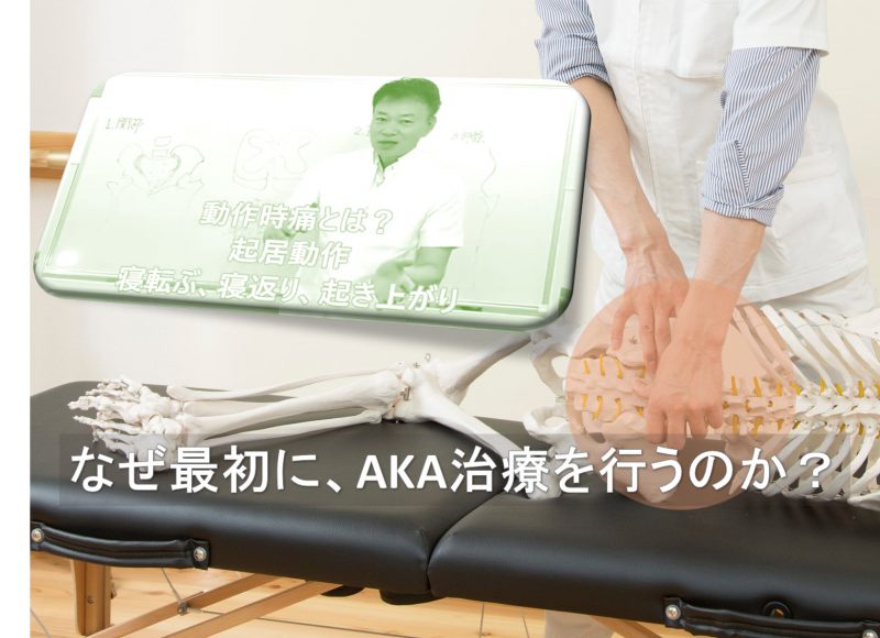 痛みの治療では、なぜ最初にAKA治療を行うのかを説明している記事の表紙